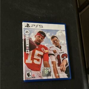 Madden NFL 22 Sony PlayStation 5 PS5 - Blue Case game